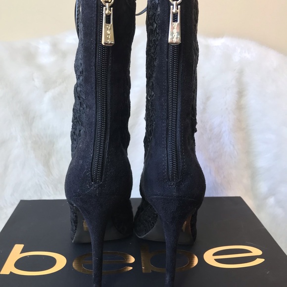 Bebe Beckah Lace Booties - Picture 3 of 7